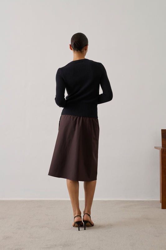 Pull Gipsy - Noir - Laine mérinos - Femme