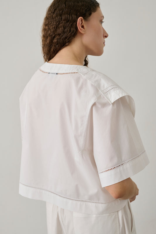 Blouse Irene - Blanc - Coton - Femme