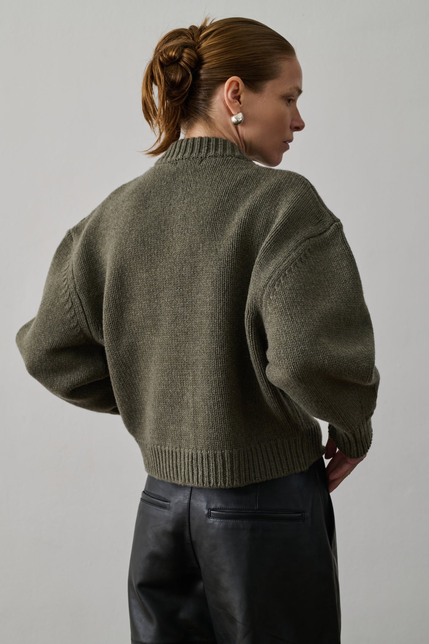 Cardigan Leonard - Gris Chiné - Laine - Femme
