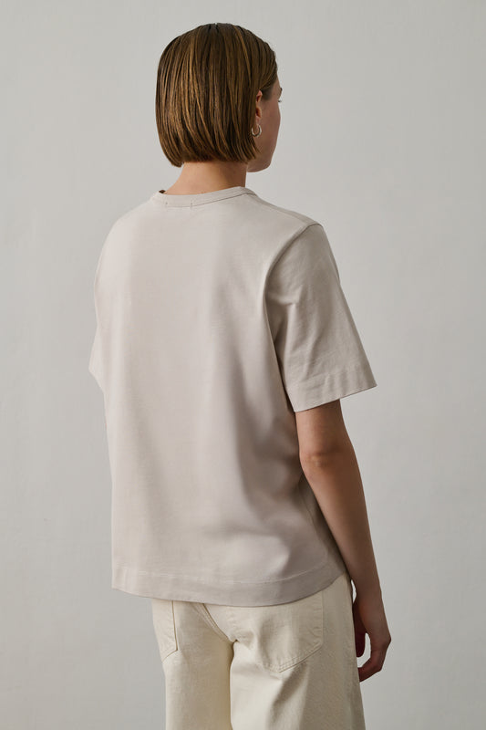 Tee-Shirt Eileen - Craie - Coton - Femme