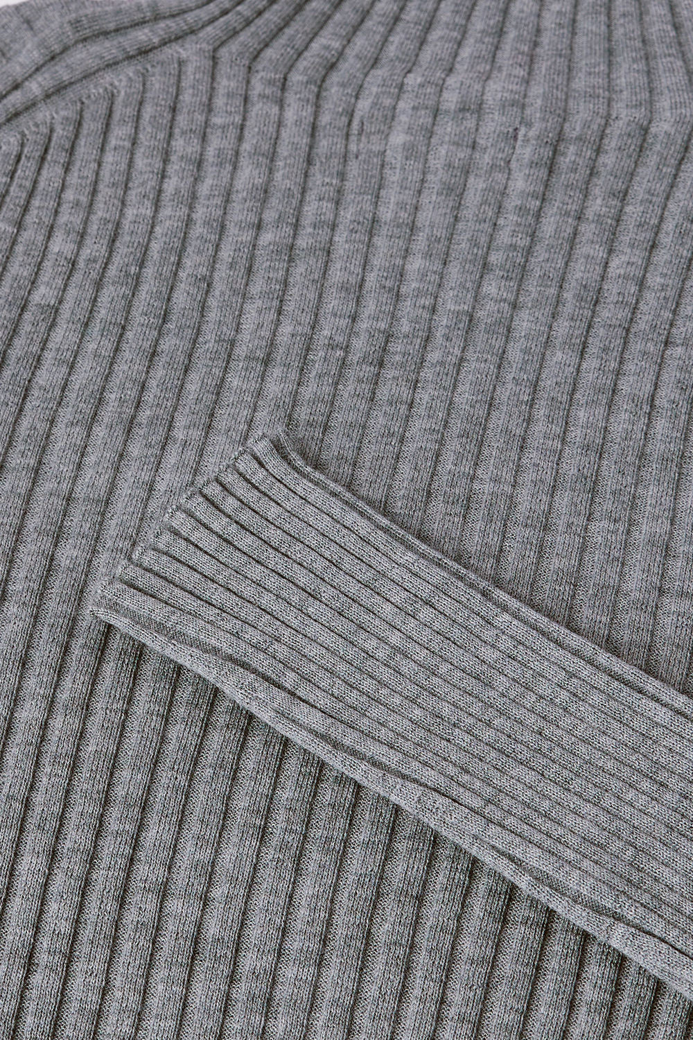 Polo Filao - Gris Chiné - Laine - Femme vue 5