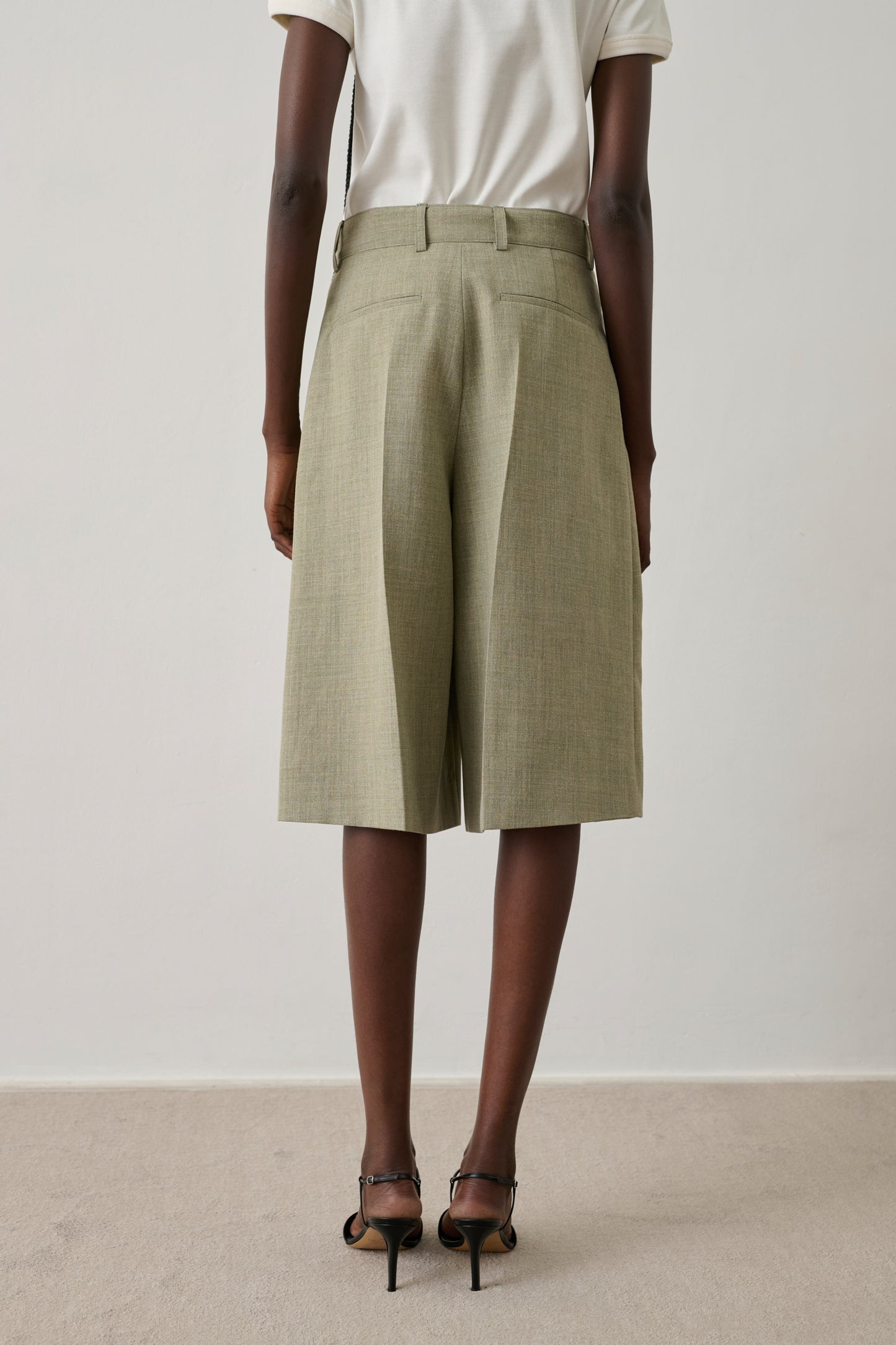 Bermuda Imogen - Amande - Coton - Femme