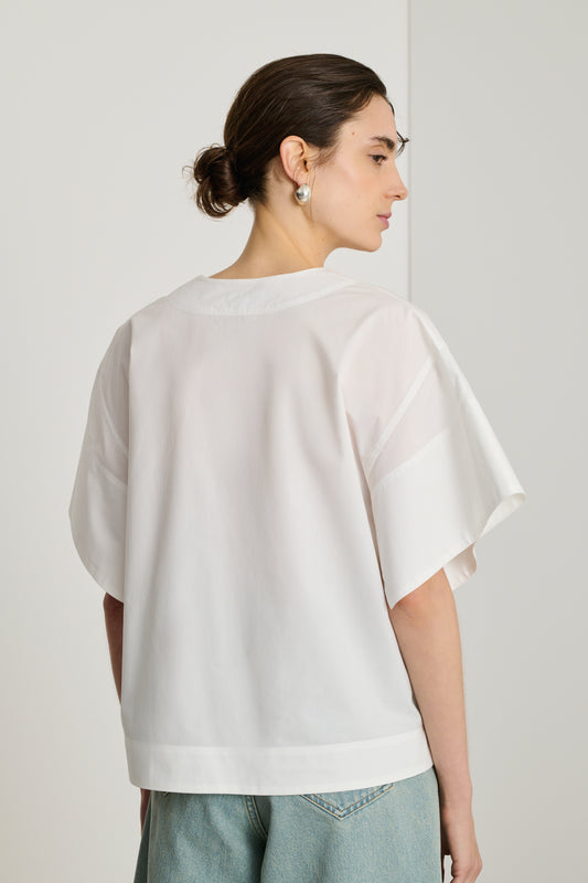 Blouse Eager - Blanc Cassé - Coton - Femme