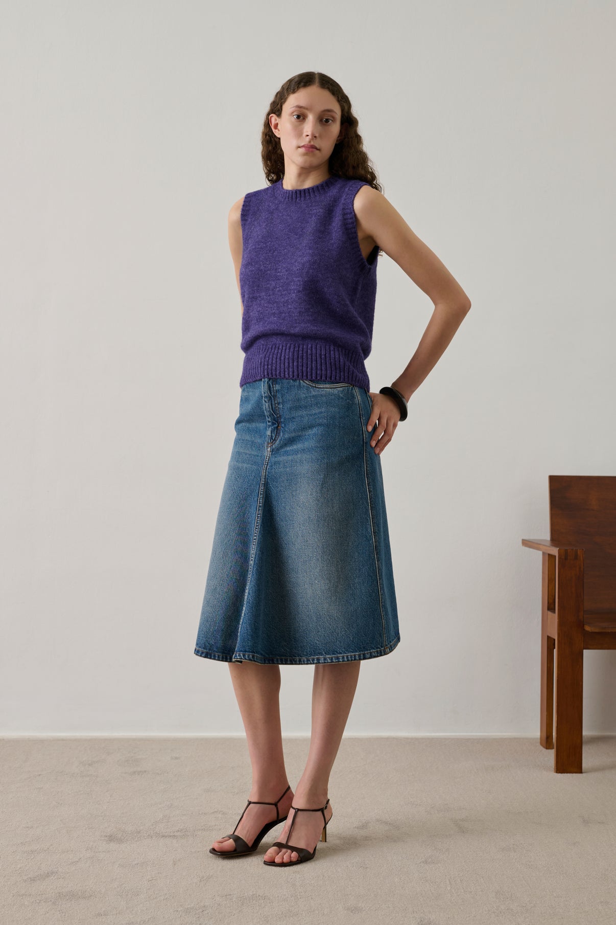 Pull Namaste - Violet Clair - Femme vue 1