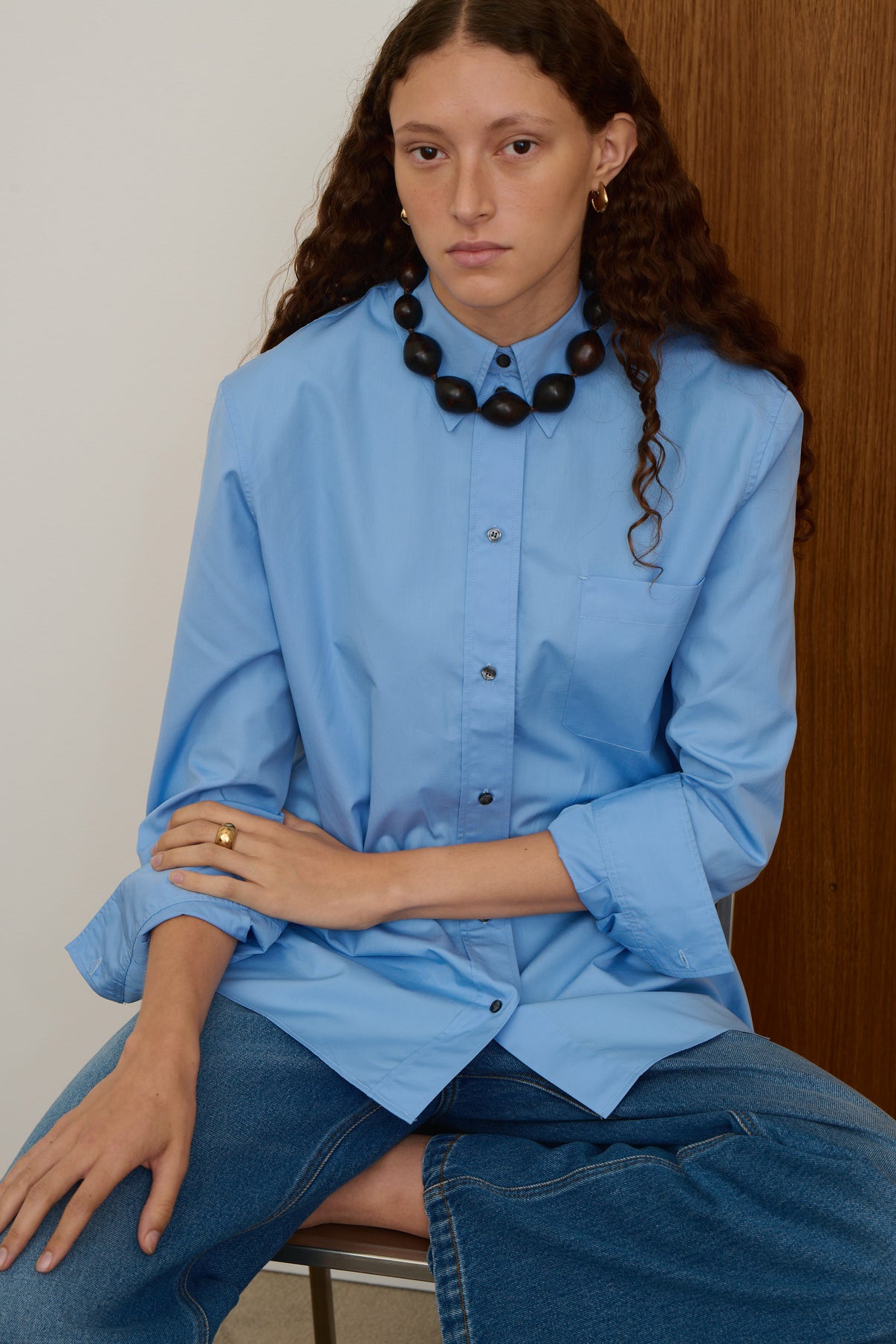 Collier Zamia - Marron Foncé - Femme vue 3