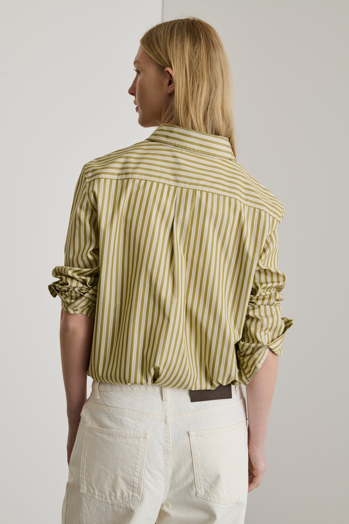 Chemise Alphee - Bronze/Écru - Coton - Femme vue 6